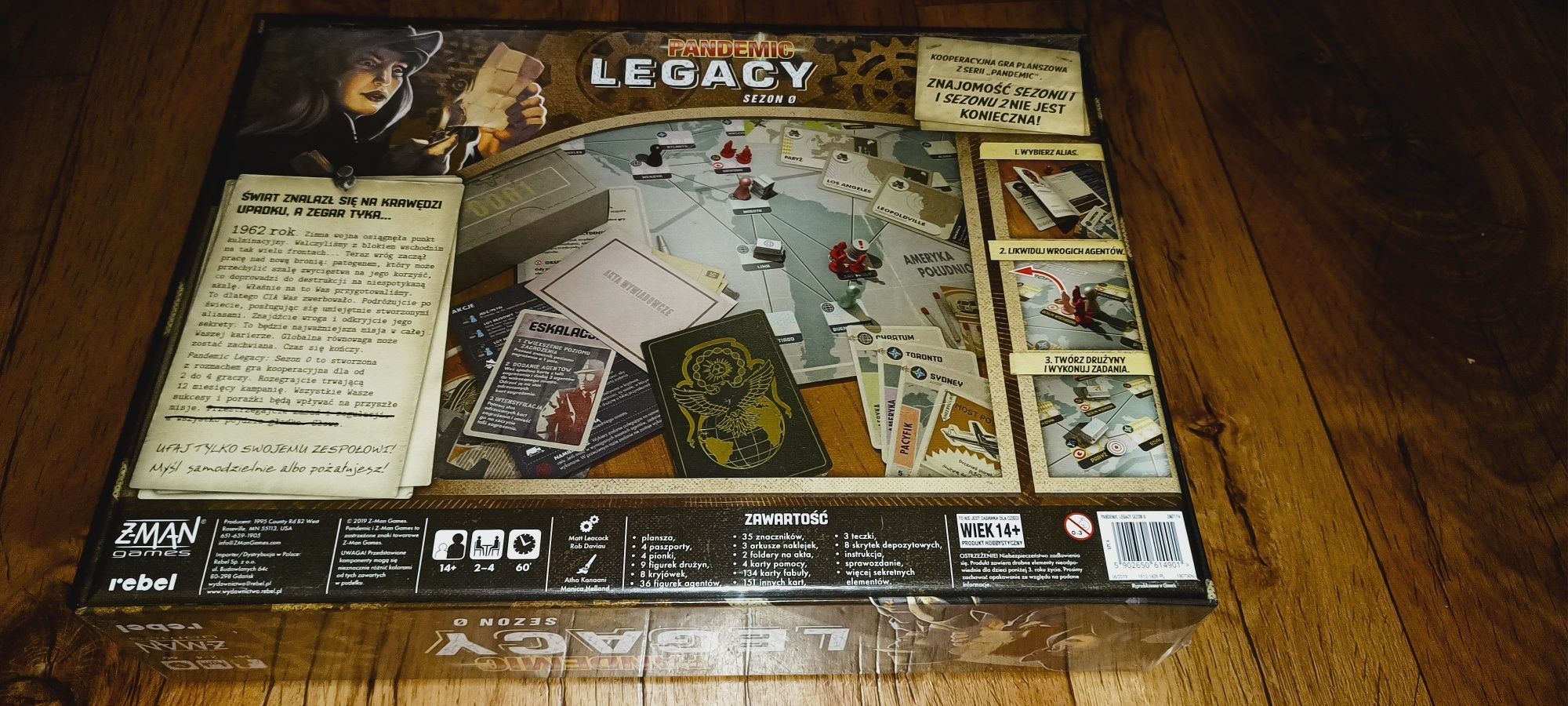 Pandemic Legacy Sezon 0 Edycja polska (gra nowa w folii)