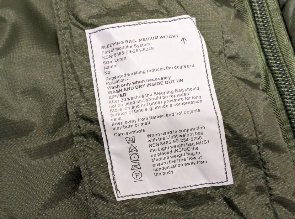 Спальний мішок до -20 °C (зимовий кокон) оригінал арміі Британії
