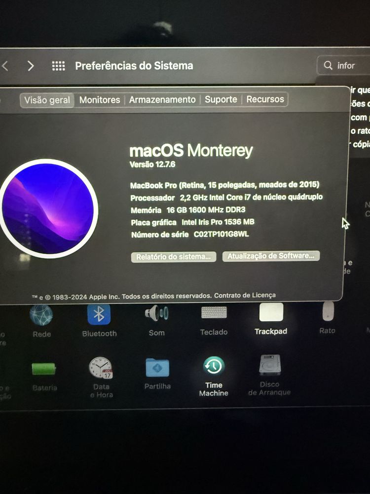 Macbook pro 2015 I7