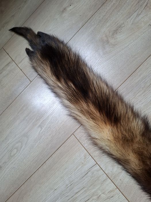 Szalik futrzany, futro naturalne, szal, tchórz, norka