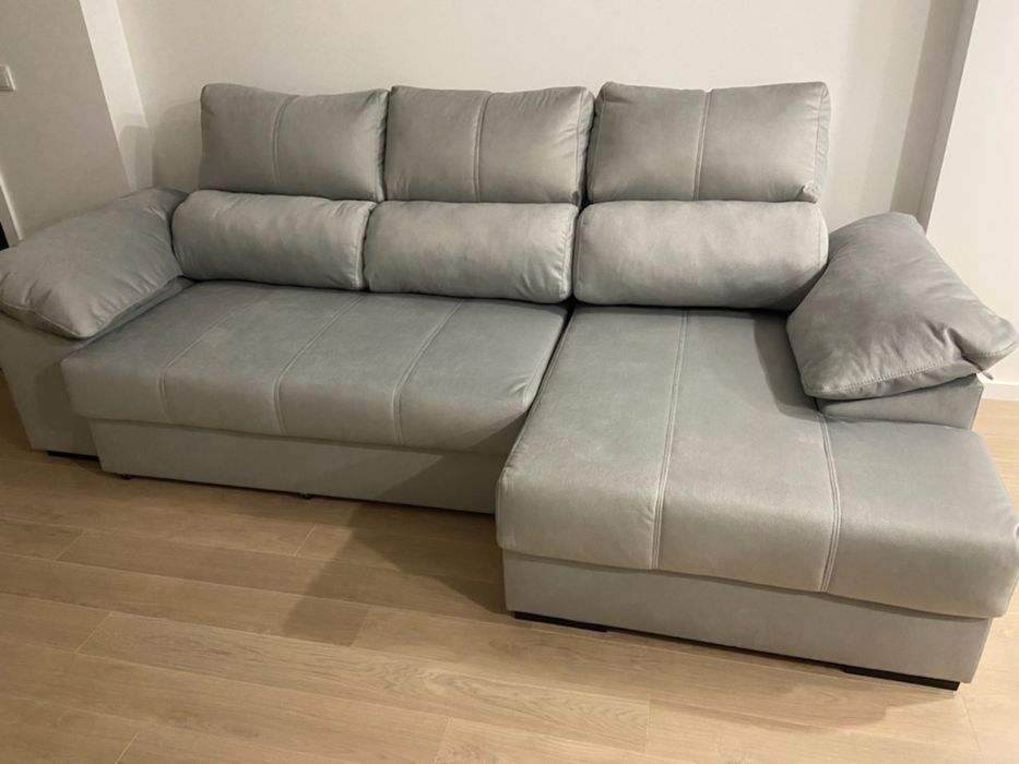 Sofá cinzento novo