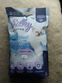 Żwirek silikonowy dla kotów*SILKY- SILICA GEL*