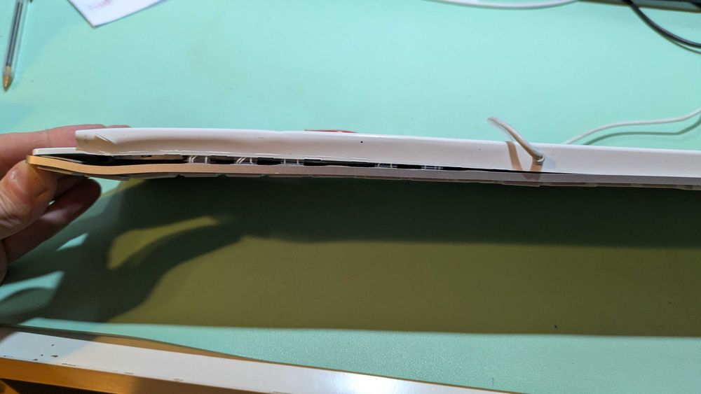 Teclado Apple Branco referencia 1843 para Peças