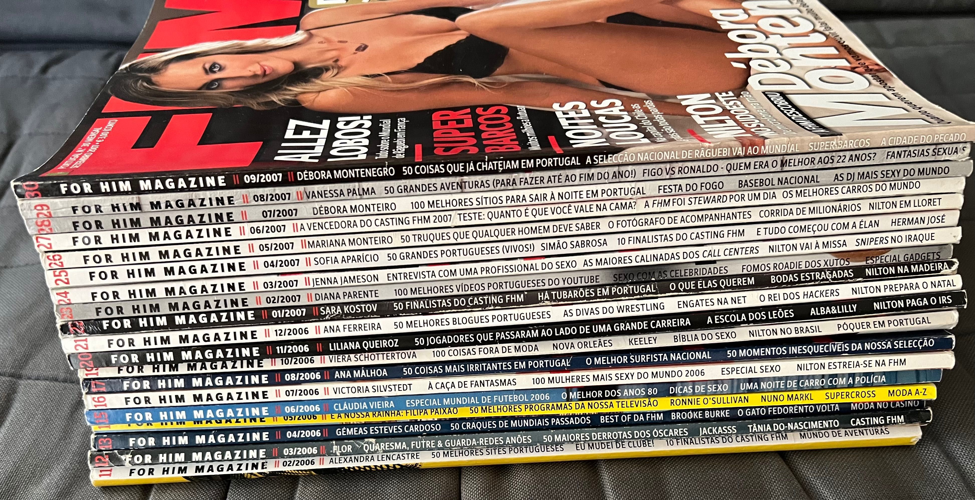 Lote de revistas FHM em muito bom estado