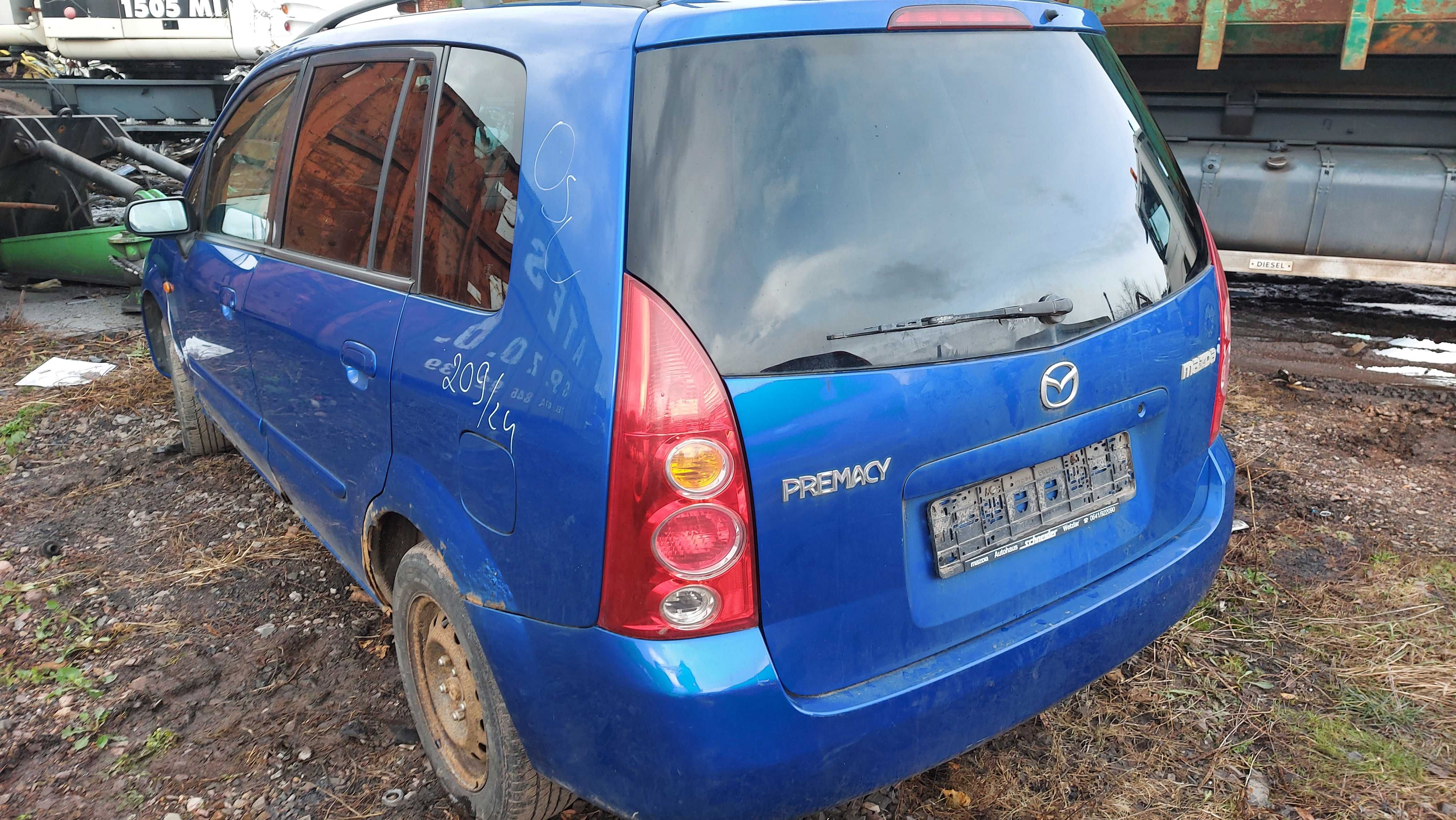 Mazda Premacy Lift zderzak przedni niebieski FV części/dostawa