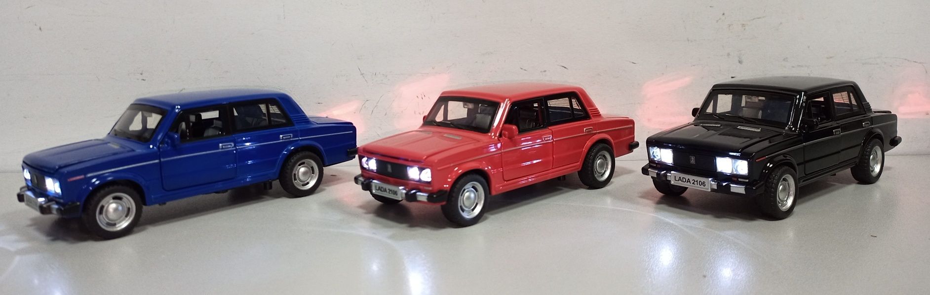 Машинка Lada ВАЗ-2106 "Жигули" Модель "Автопром" 1:32. Металл, звук, с