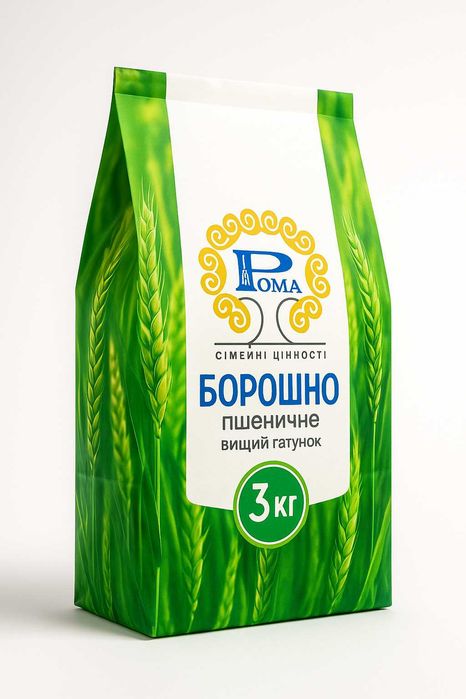 Мука "Рома" Высший сорт| опт | 1–50 кг. 15300грн/тонна