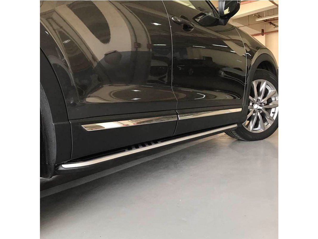 Бічні пороги для Mazda CX-9 2017-м. Cixtai Алюміній (2 шт)