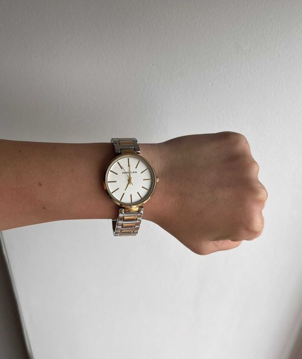 годинник жіночий anne klein ak/2787sv часы касио жіночий браслет Ø34мм