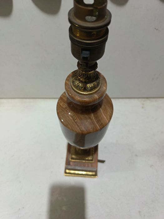 Podstawa lampki masywna kamień 43 cm