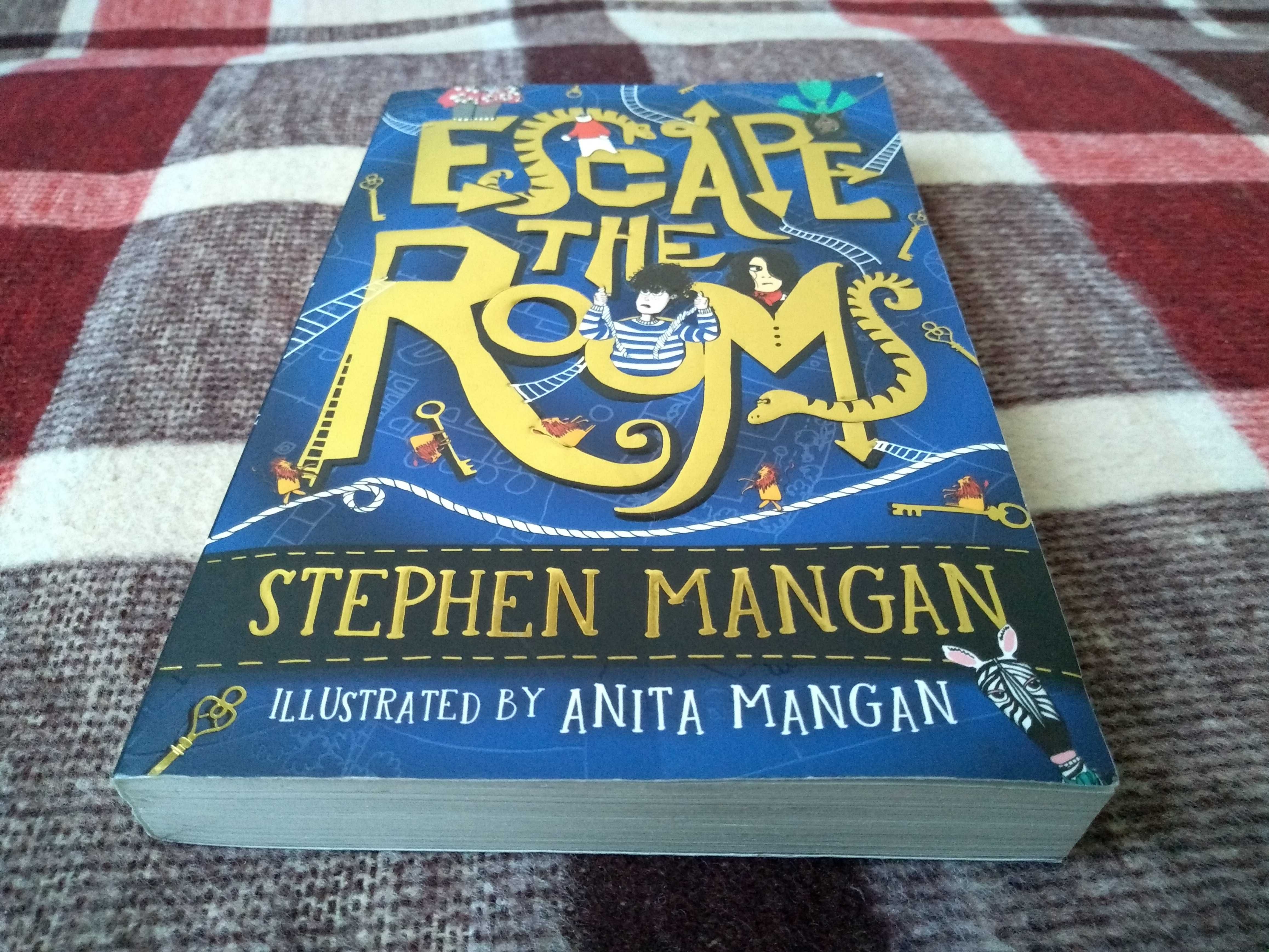 Książka po angielsku Escape the Rooms, Stephen Mangan
