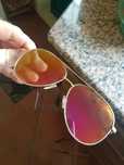 Óculos de sol, tipo Ray Ban