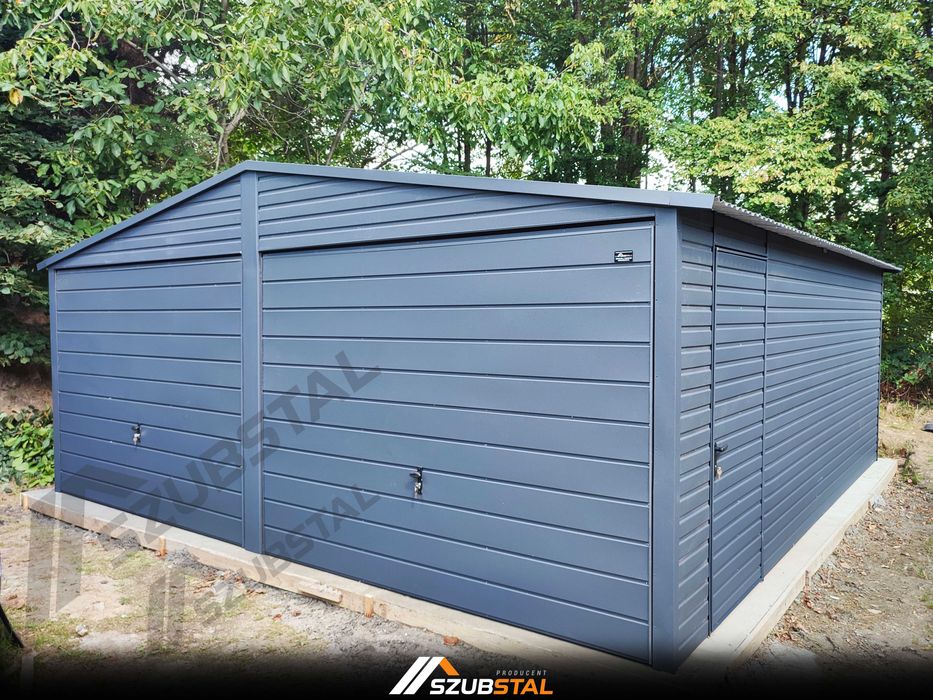 Garaż blaszany 6x5 6x5,80 6x6 PRODUCENT seria Premium Line