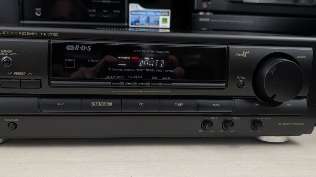 Technics SA-EX120 Wysokiej jakości amplituner FM stereo z RDS