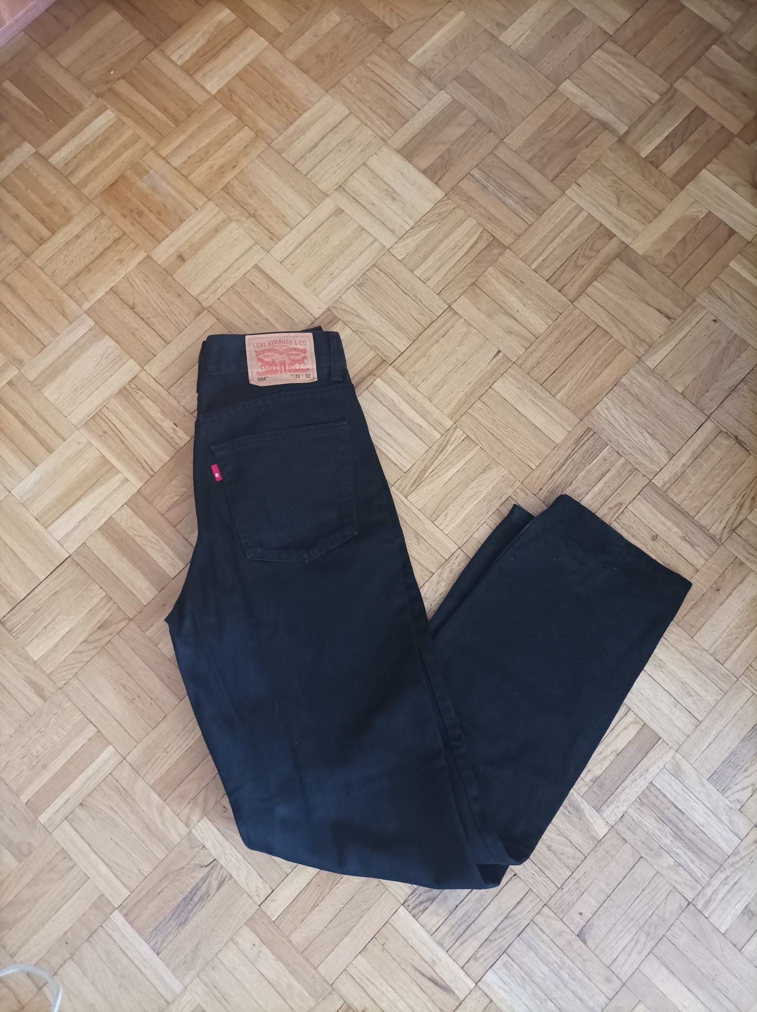 Spodnie jeansowe męskie Levi's 504 regular straight