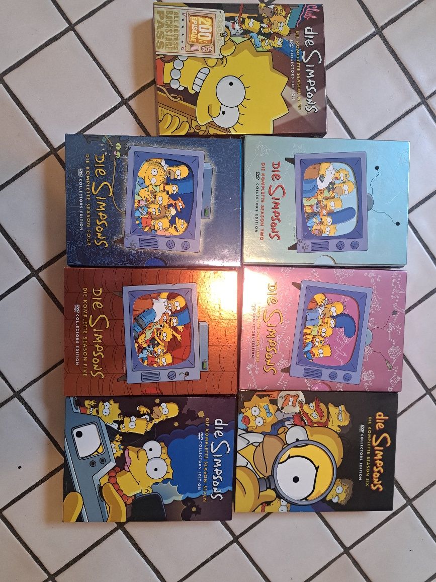 Zestaw DVD Die Simpsons angielski niemiecki