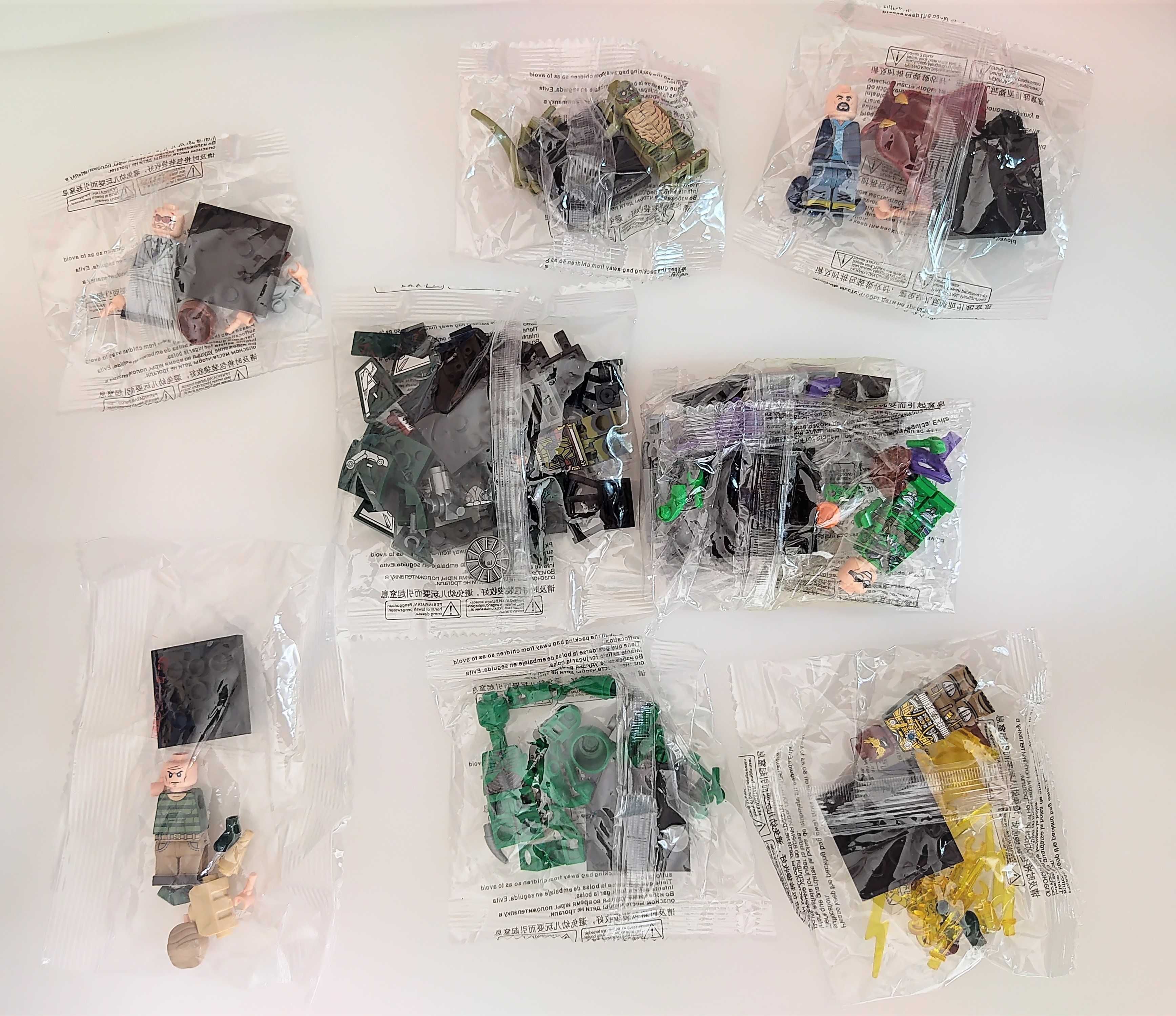 Coleção de bonecos minifiguras Super Heróis nº254 (compatíveis Lego)