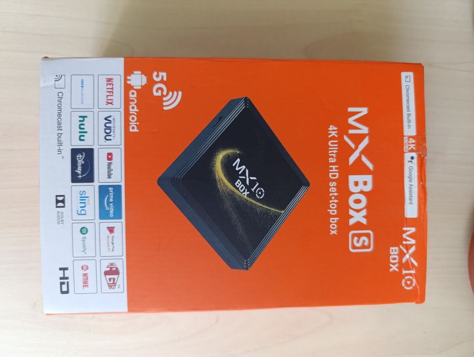 Smart TV приставка MX 10 Box S 1/8gb