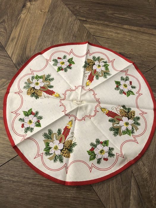 Serwetka świateczna okrągła 39 cm