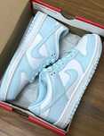 Nike DUNK LOW Niebieski i biały 39