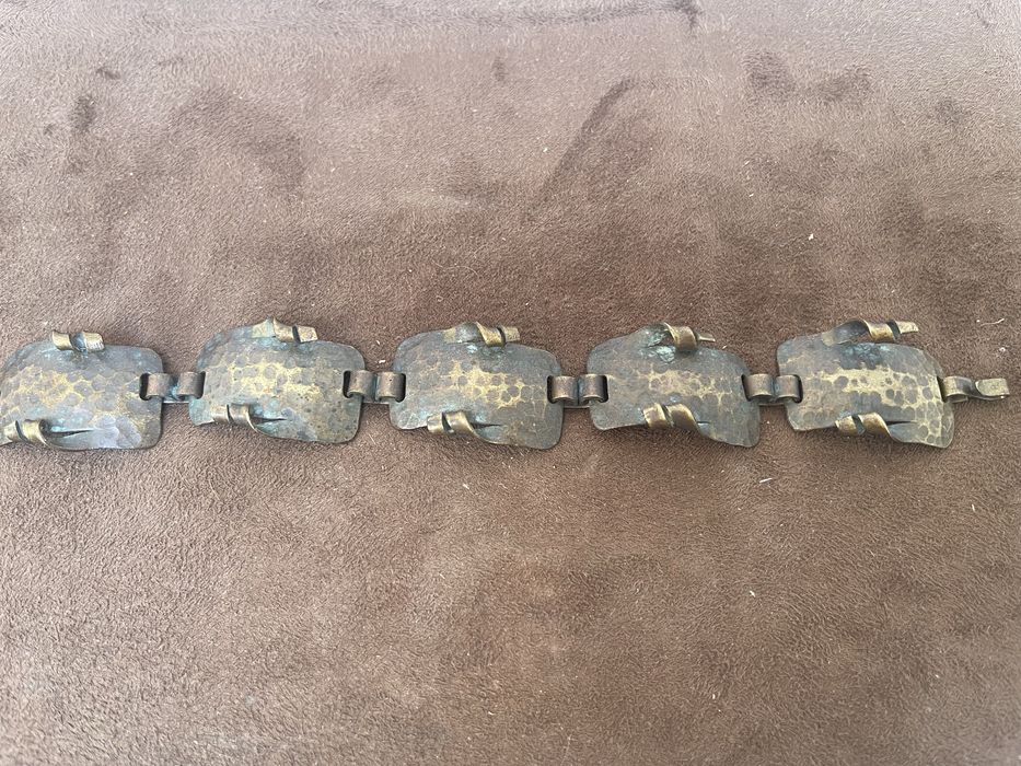 Józef Fajngold Metaloplastyka Stara Bransoletka z Prl