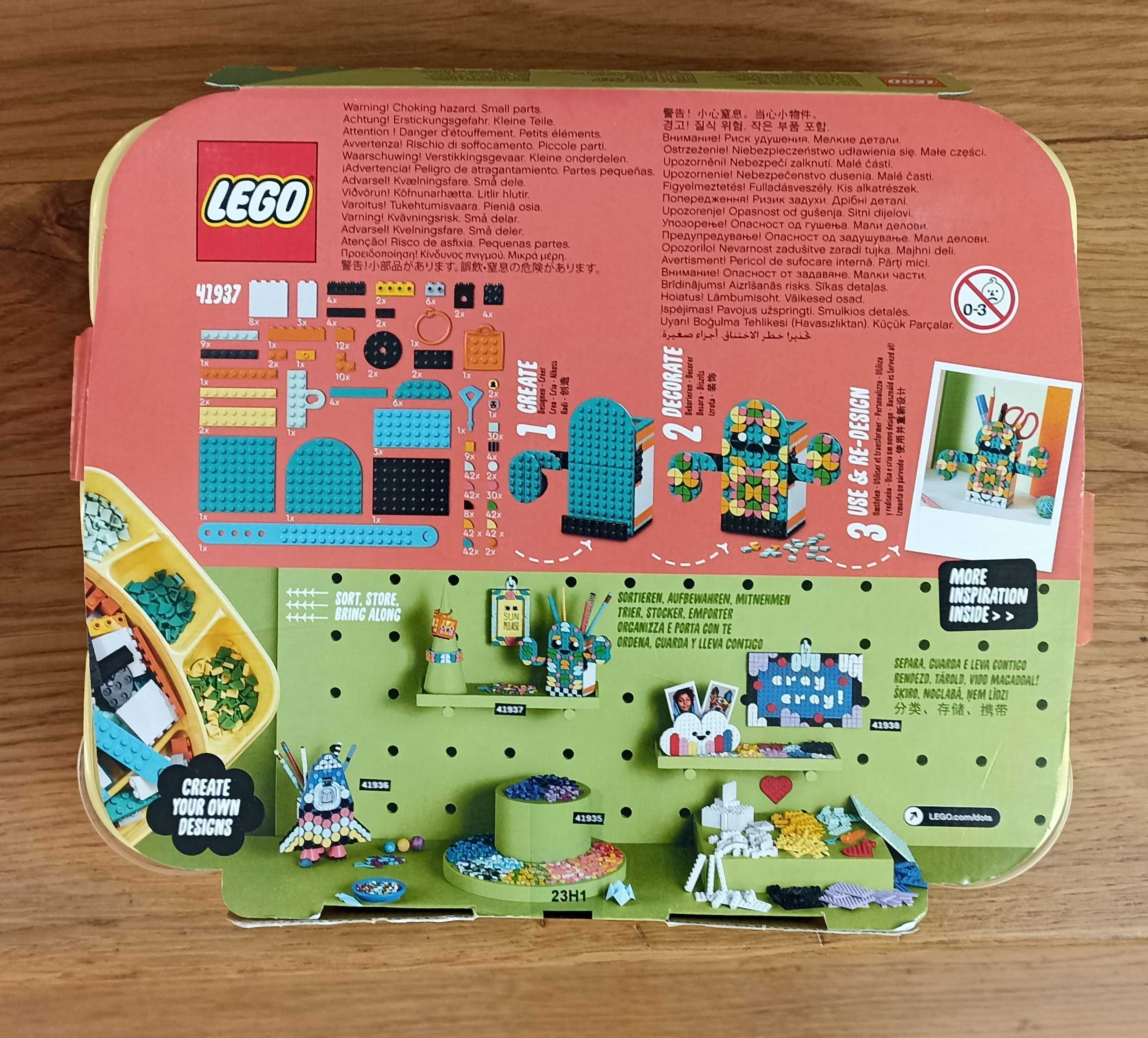 LEGO Dots Letni wielopak, bransoletka, ramka, organizer 41937 - NOWE