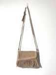 torebka vintage retro listonoszka frędzle boho zamsz skóra naturalna