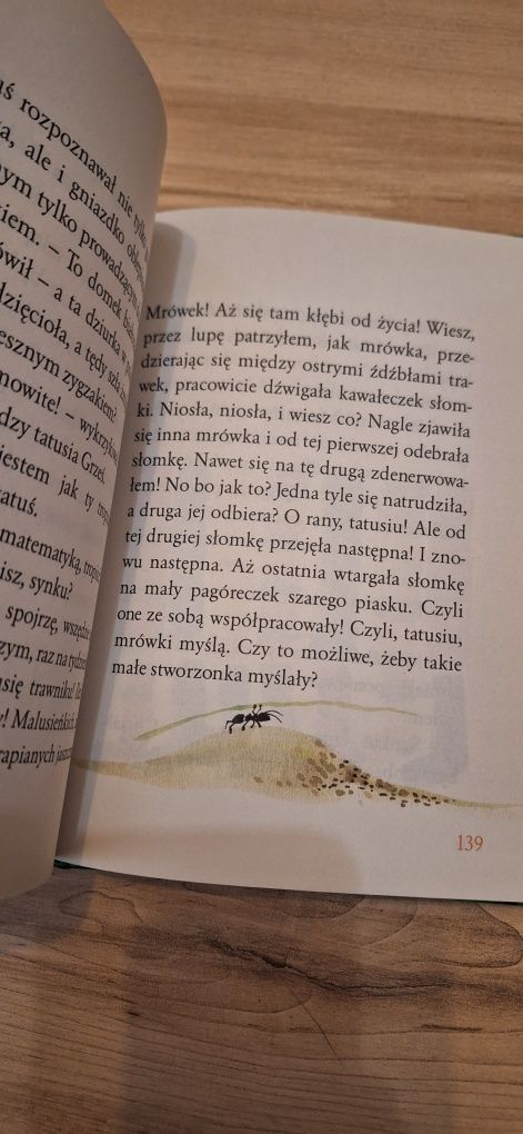 Książka dla dzieci "Grześ, Tatuś i dalekie wędrówki" E. Ostrowska