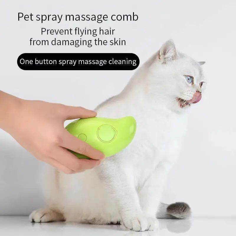 Парова щітка для вичесування і масажу котів і собак