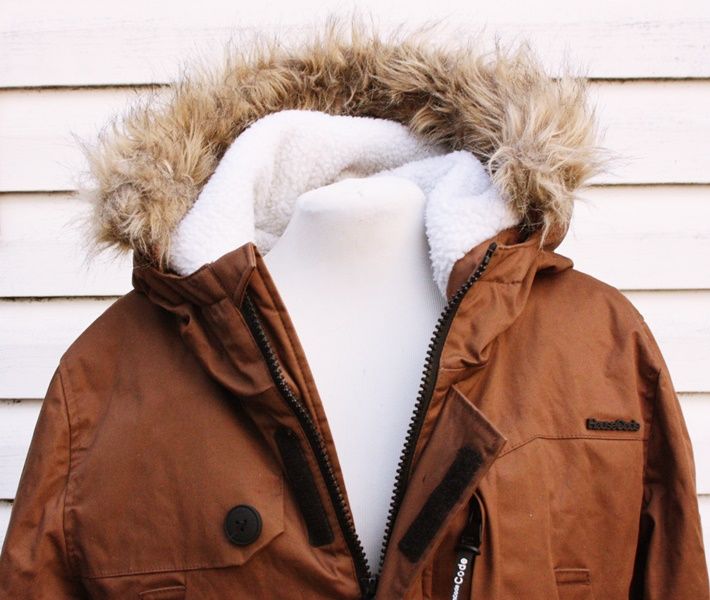 Granatowa Kurtka parka House Design Code
