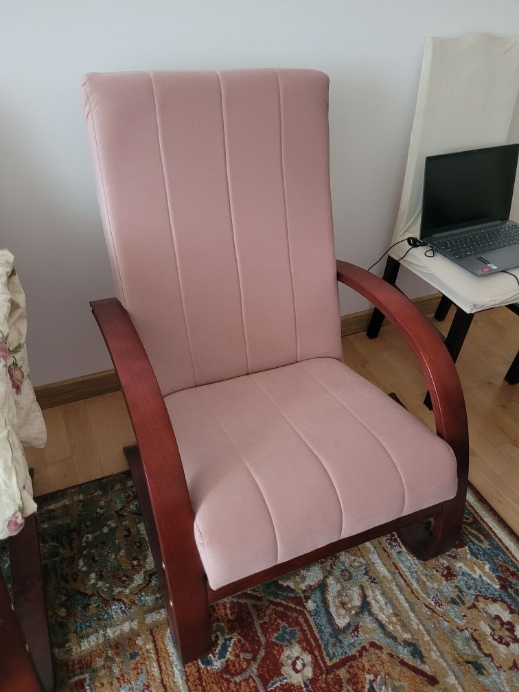 Kanapa rozkładana plus dwa fotele wypoczynek sofa łóżko