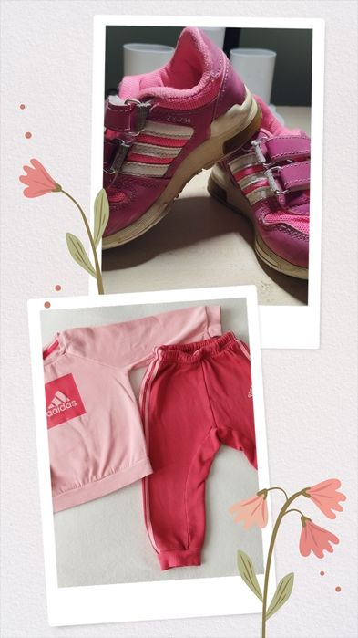 Dres dziecięcy Adidas, zestaw spodnie i bluza