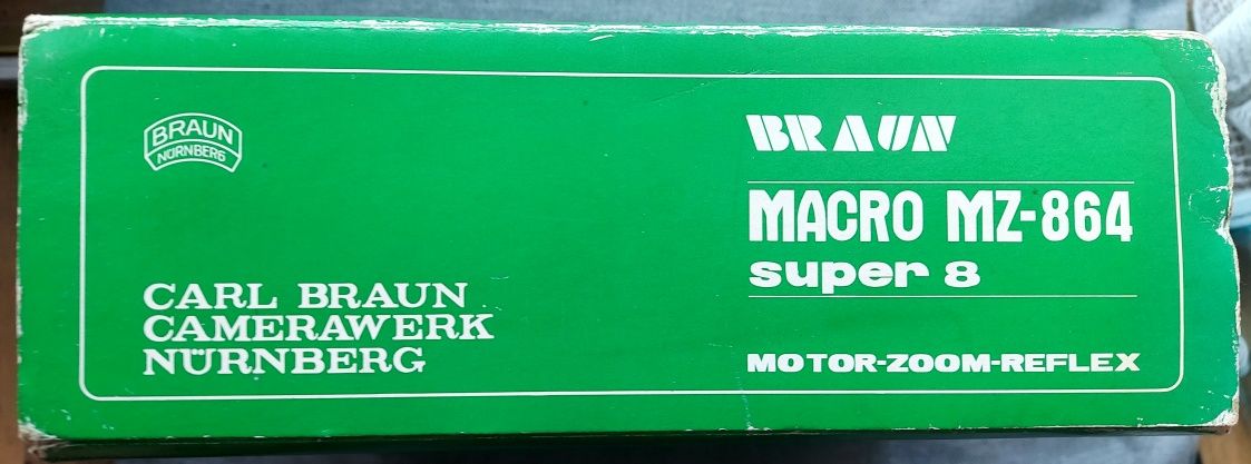 Kamera Analogowa Super 8 BRAUN Macro MZ 864