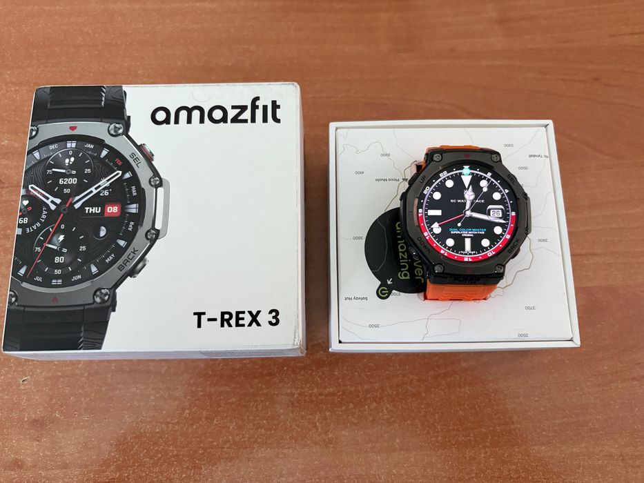 Amazfit T-Rex 3 NOWY plus paski