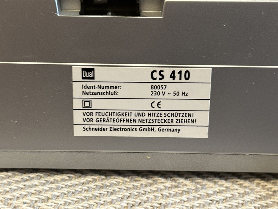 Dual CS410 - automatyczny gramofon z przedwzmacniaczem - swietny stan!