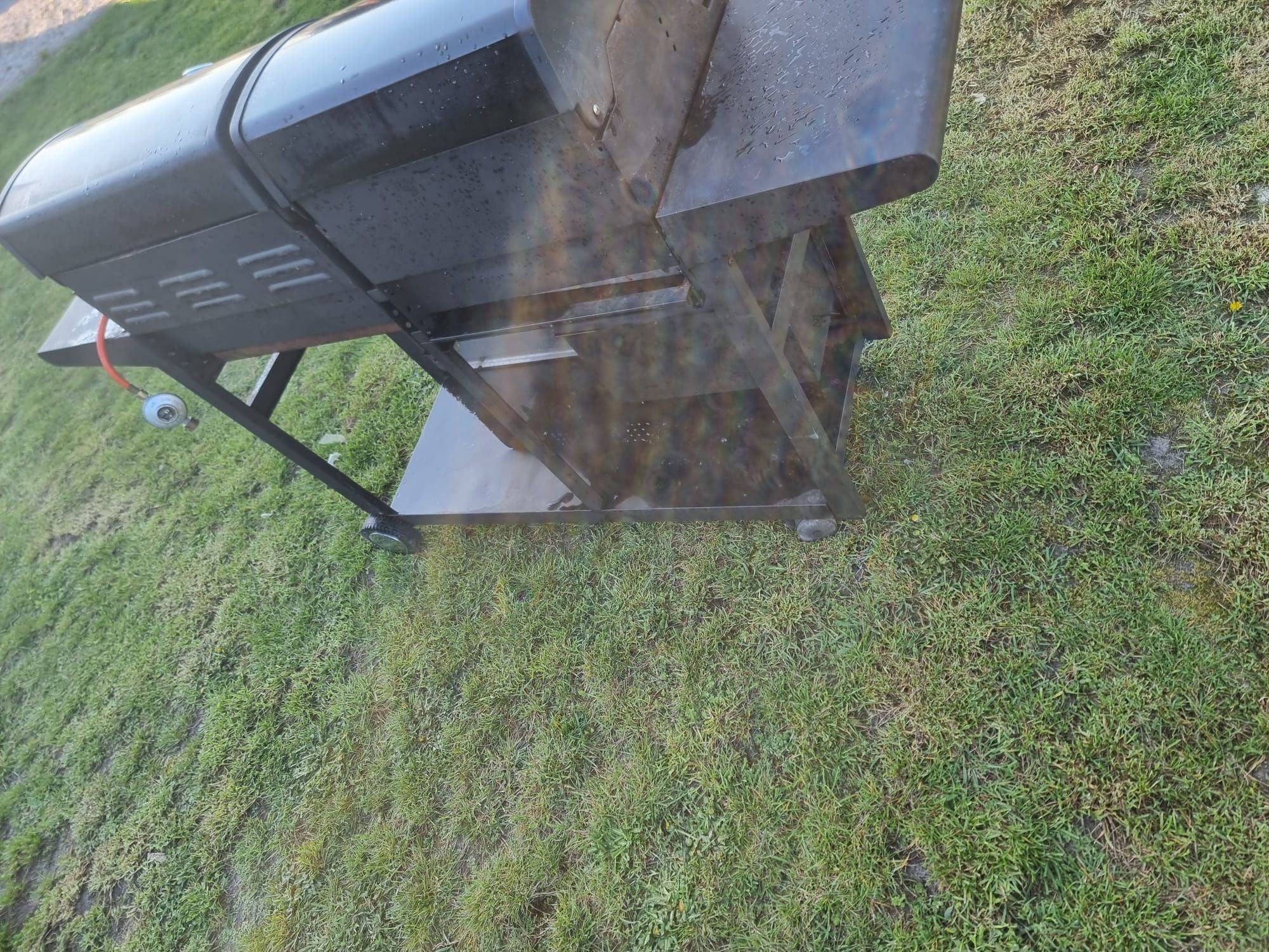 Grill gazowy 3 palnikowy i węglowy. 2 w 1
