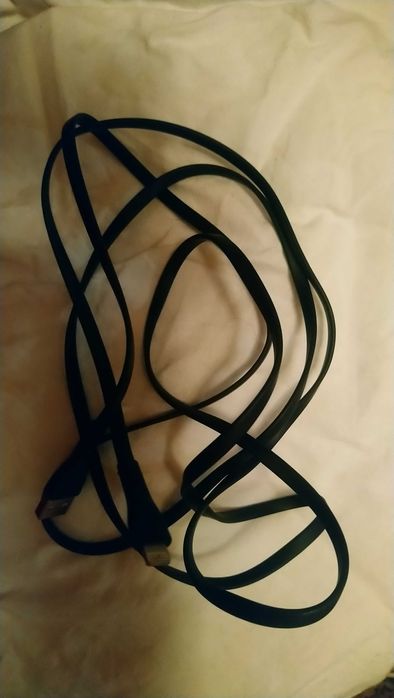 USB кабель з роз'ємом Lightning 2.0a довжина 1,8 колір чорний