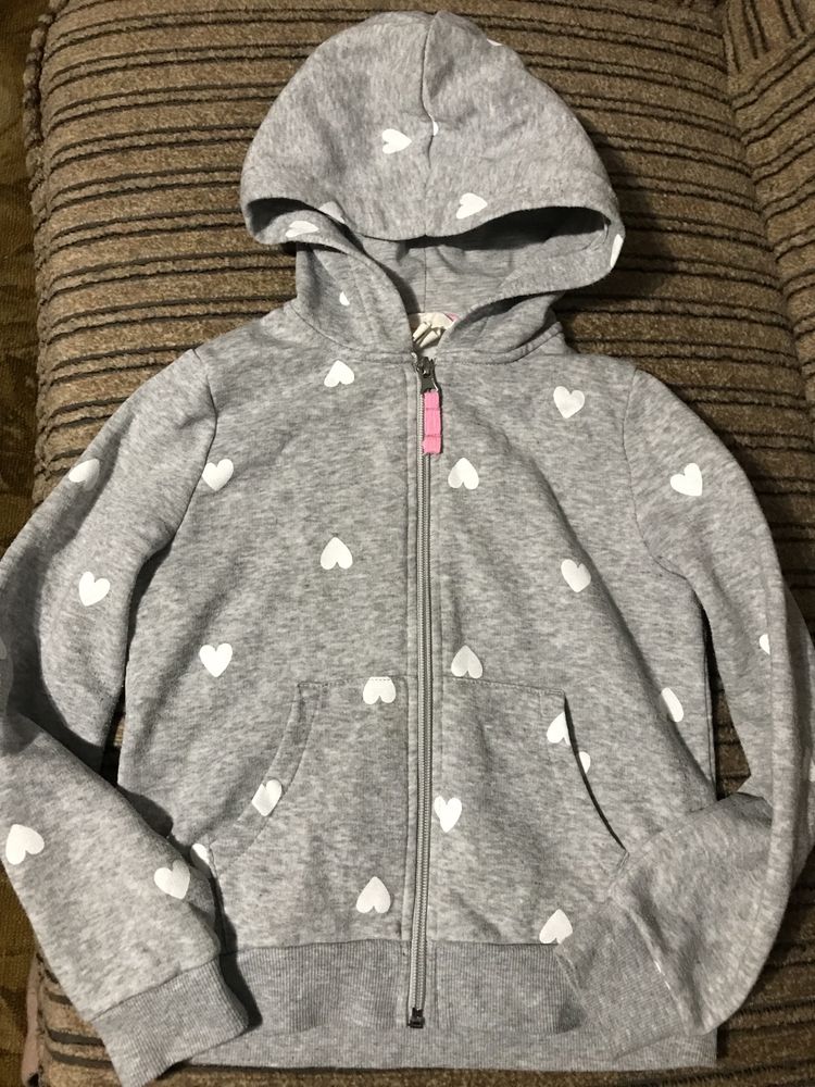 Кофта толстовка с начесом H&M 5-6Y 116 см.