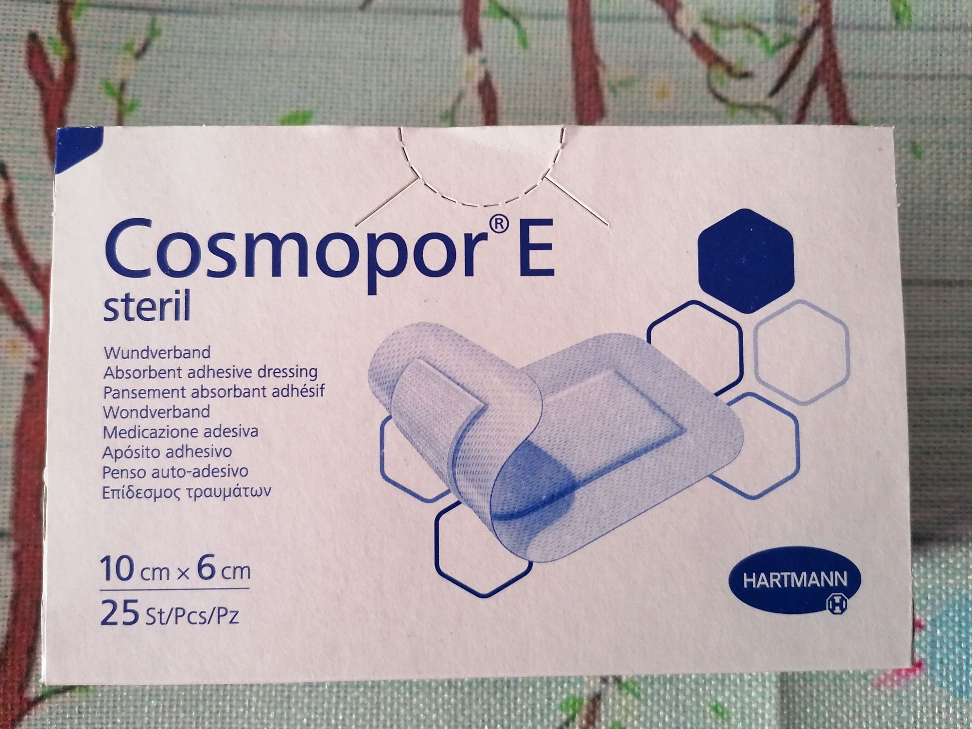 Cosmopor E steril opatrunek na rany 10cm x 6 cm/opakowanie