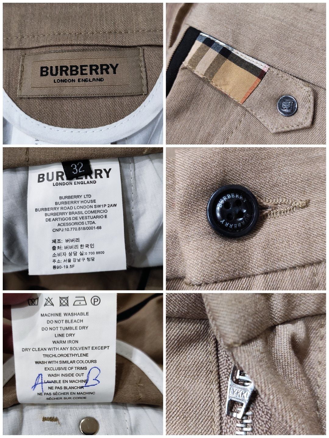 M-L Burberry оригінальні чоловічі штани