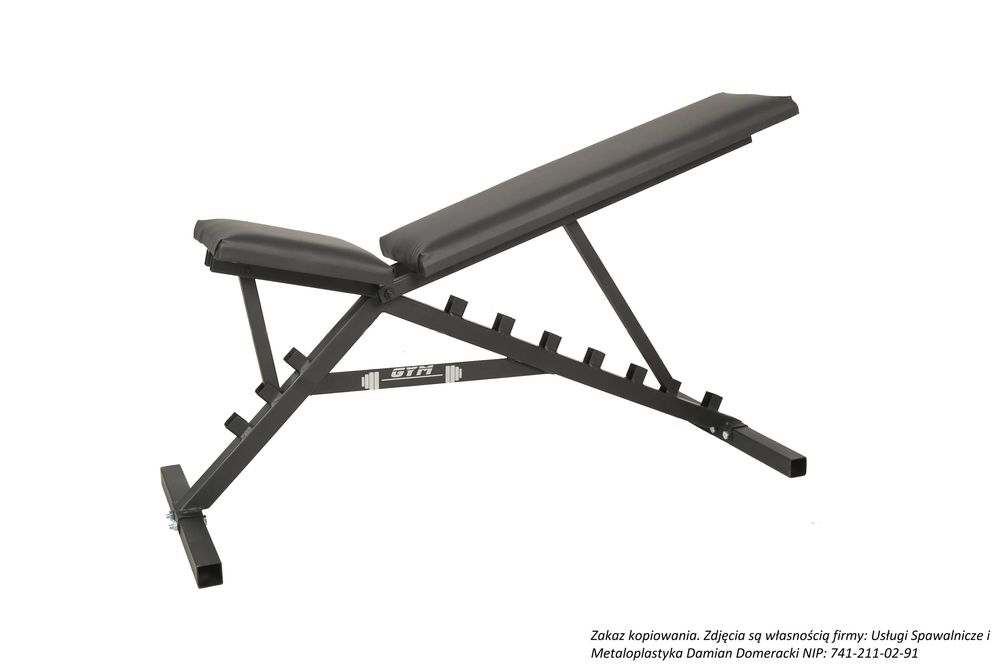 Ławeczka do ćwiczeń ławka treningowa, skos dodatni i ujemny