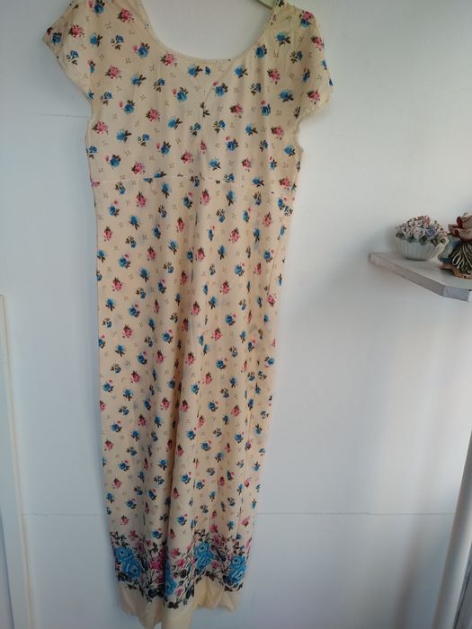 Camisa de noite padrão floral - Pardos Manufacturas - Tam.XXL