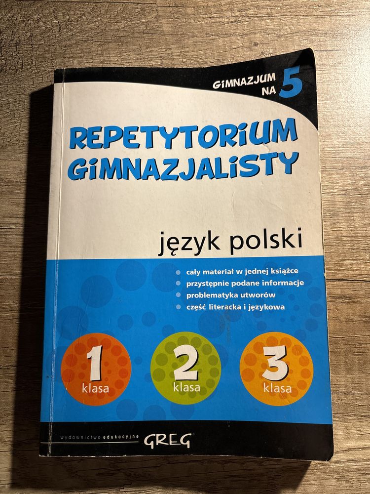 Repetytorium gimnazjalne, jezyk polski