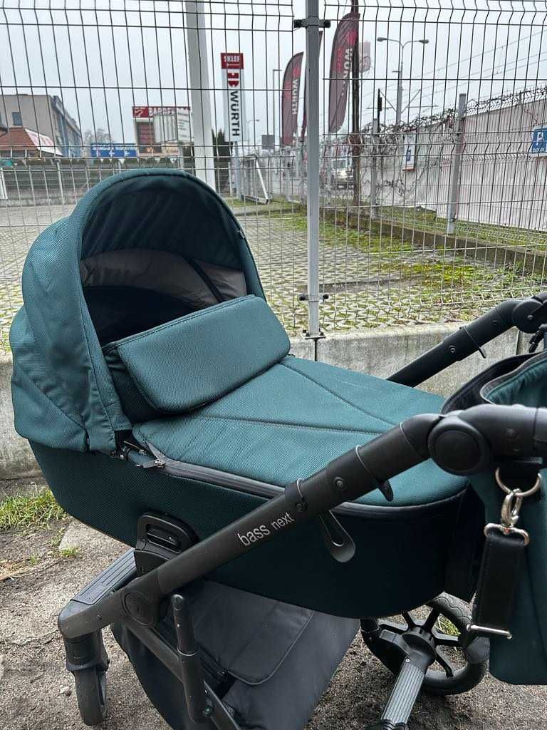 ROAN BASS NEXT wózek dziecięcy 3w1 z fotelikiem MAXI COSI CABRIO FIX