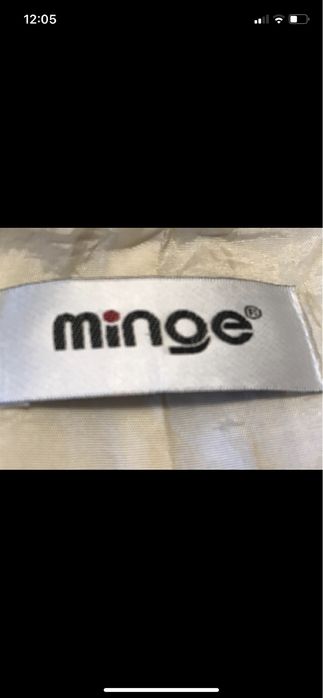 Minge r 38 Żakiet na krótki rękaw 80% len damski beżowy elegancki