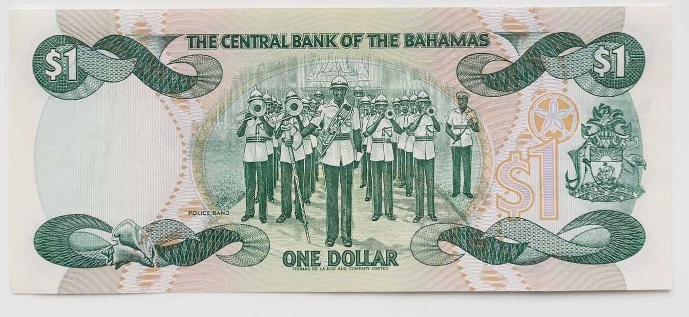 Banknot Bahamy 1 dolar 2002 P.70