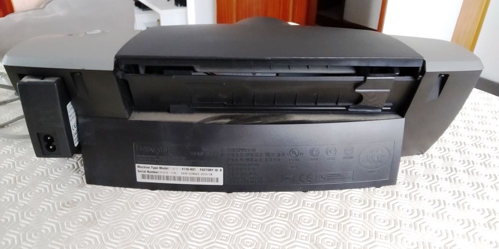 Impressora Lexmark Z601 a funcionar