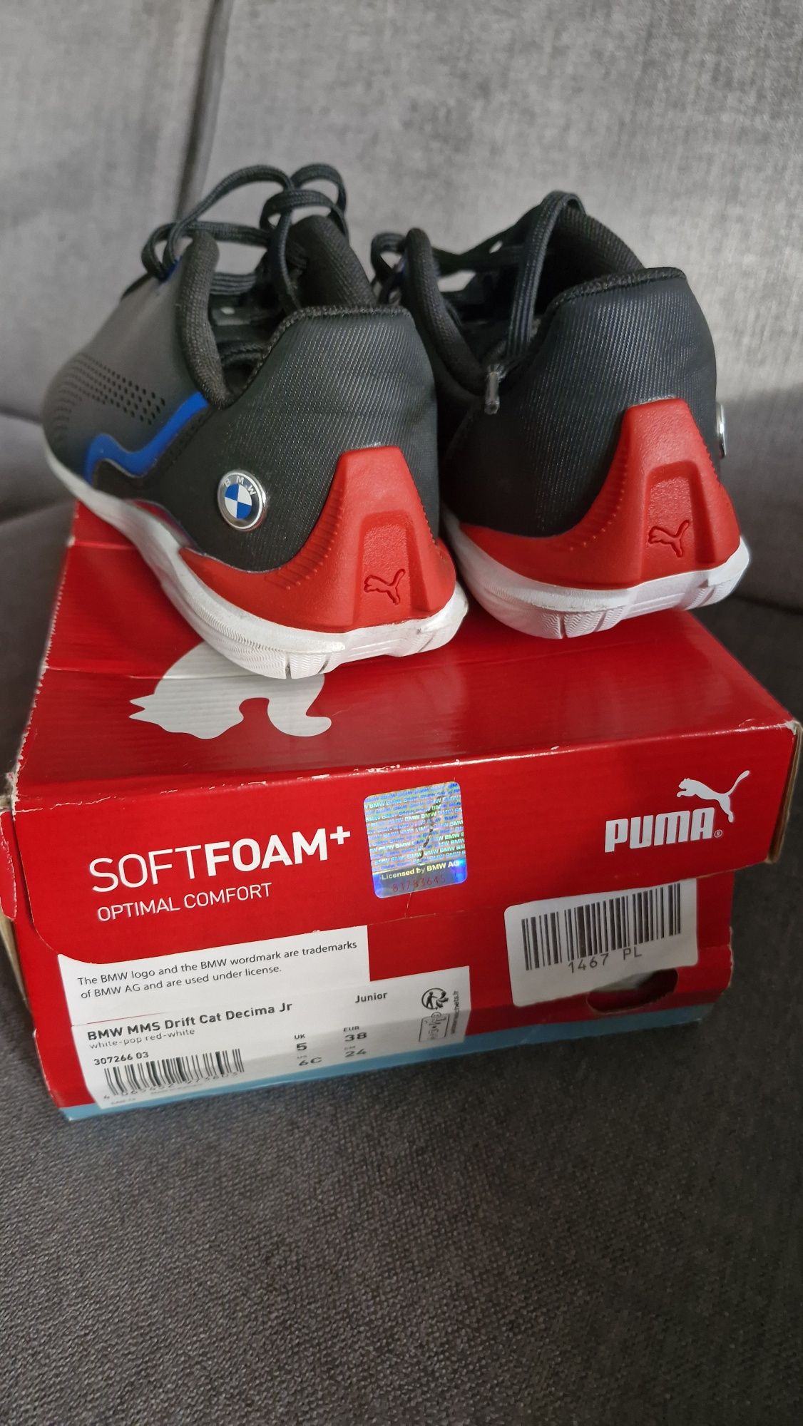 Buty Puma BMW Drift Cat Decima Jr 38
