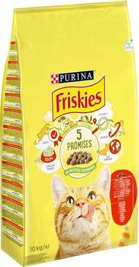 Purina Friskies для котів 10 кг та 1.5 кг