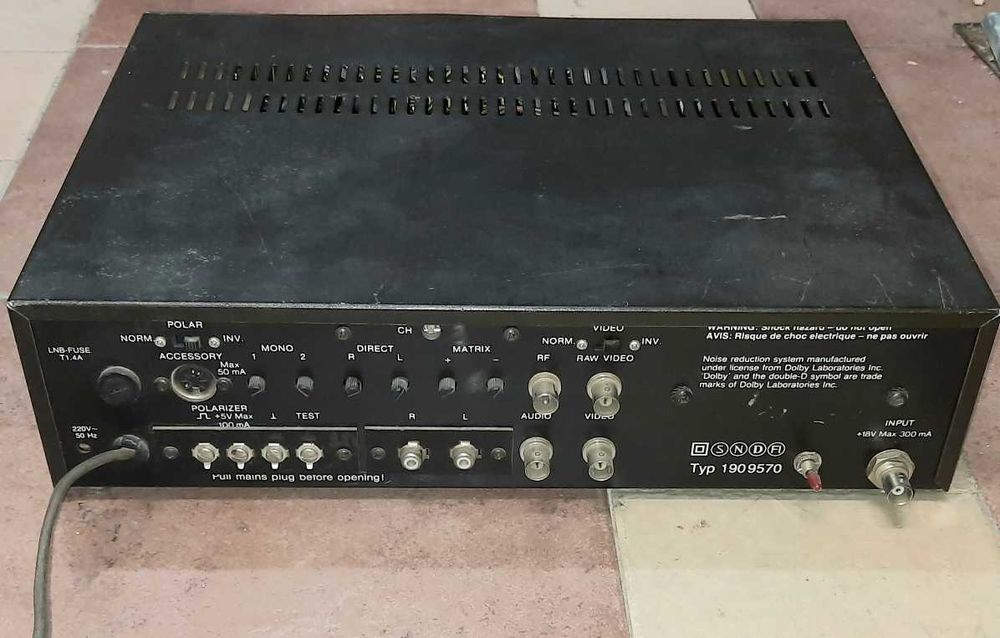 Analogowy tuner satelitarny WISI OR 205 amatorska TV (ATV) 23cm